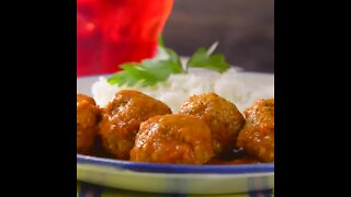 Meatballs in Caldillo de Chipotle