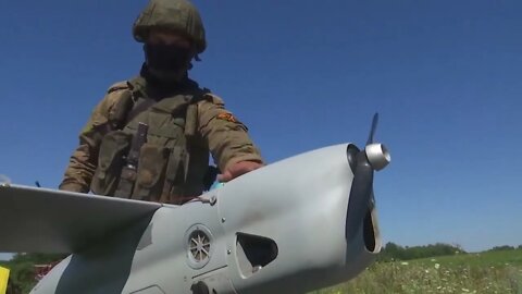 Combat work of crews of multifunctional unmanned aerial vehicles ☆Orlan-10☆