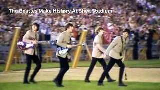 Witness History: The Beatles' Legendary Shea Stadium Performance! #shorts #beatles