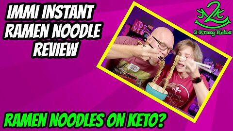 Ramen Noodles on Keto? Review of Immi Instant noodles.