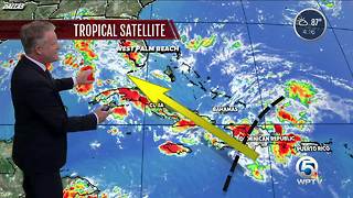 Tropical wave could make for a wet Labor Day