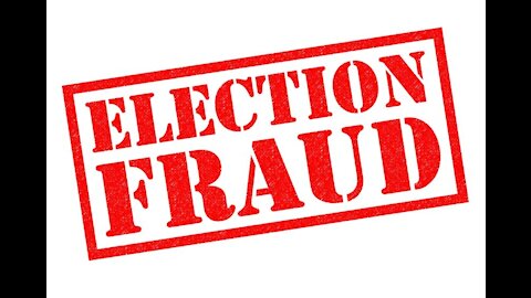 ELECTION FRAUD - EVIDENCE THAT IS TOO BIG TO SWEEP UNDER A RUG