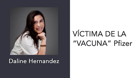 Víctima de la "vacuna" Pfizer