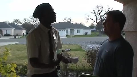 We Will Buy Whatever This Door-To-Door Salesman Will Try To Sell Us