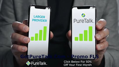 Pure Talk - Unlimited Talk, Text, 6GB Of Data $30 Mo.
