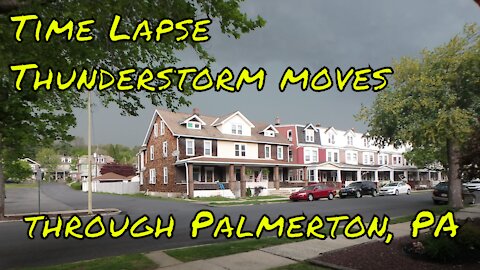 Thunderstorm moves through Palmerton