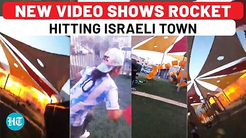 On Camera: Rocket Hits, People Run In Panic - New Video Of Attack In Golan | Israel | Hezbollah