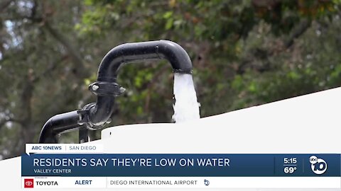 Residents blame SDG&E project for low water supply