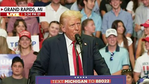 Trump To Michigan Rally: Who Would You Like To Run Against Me?