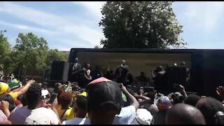 SOUTH AFRICA - Durban - Jacob Zuma addresses his supporters (Videos) (yZz)