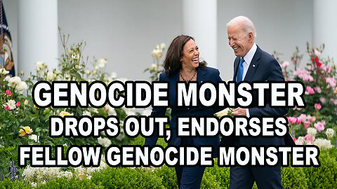 Genocide Monster Drops Out, Endorses Fellow Genocide Monster