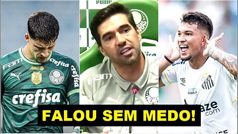 "Com TODO RESPEITO ao Santos, mas..." OLHA o que Abel Ferreira FALOU após a DERROTA do Palmeiras!