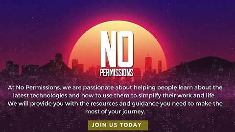 Join us today. No Permissions is the place to be to prepare for the upcoming #Crypto bull market.