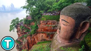 Leshan Giant Stone Buddha - World's Largest - Sichuan, China