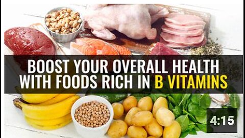 Boost your overall health with foods rich in B vitamins