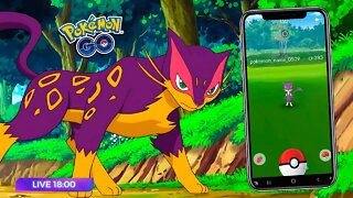 🕕 PURRLOIN 100%! CONSIGA MUITO XP! Hora do Holofote! NÃO TEM SHINY! Pokémon GO!