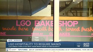 Restaurant group requiring masks for customers