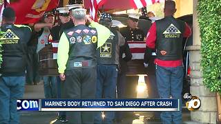 Fallen Marine's body returned to San Diego