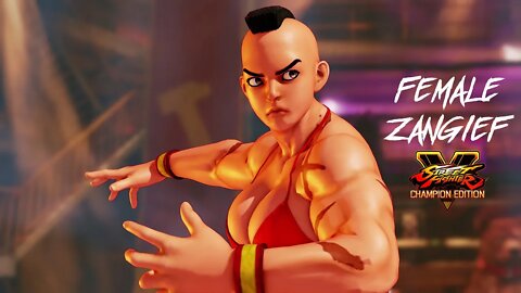 Street Fighter V Female Zangief Outfit