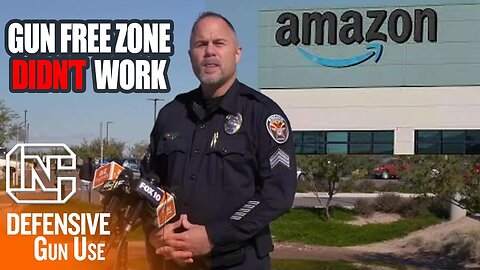 Good Guy With A Gun Stops Amazon Warehouse Shooting Proving Gun Free Zones Don't Work