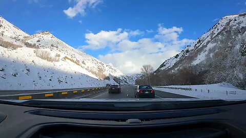 Driving through Utah Timelapse