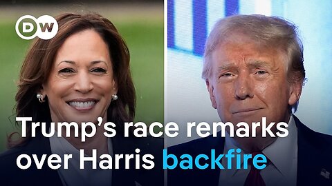 Harris responds to Donald Trump's false remarks about her racial identity | DW News
