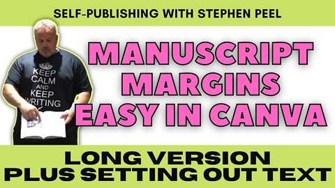 Book Margins and Formatting in Canva. Outside and Gutter Manuscript Margins. Complete Version.