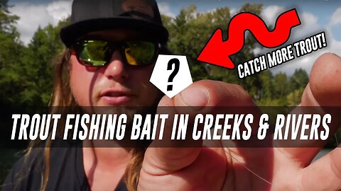 How To Trout Fish Bait In Creeks & Rivers. In DEPTH TROUT FISHING Tips.