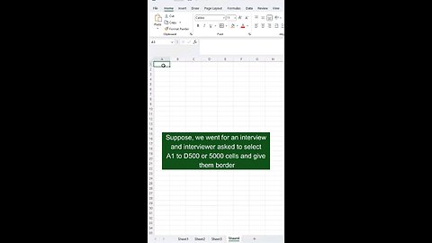 Select 500 or 5000 Cells Instantly in Excel | 1-Second Hack! #Excel #MsExcel #ExcelTips