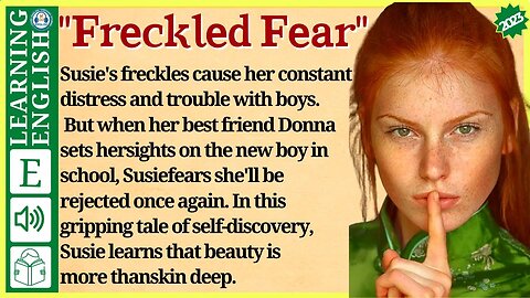 Learn English through Story 🔥 Level 1 – Freckled Fear