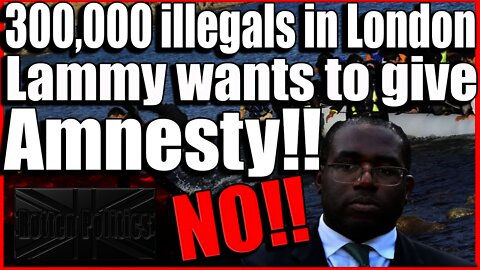 David Lammy wants to give 300 000 illegals amnesty