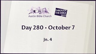 Through the Bible 2022 (Day 280)