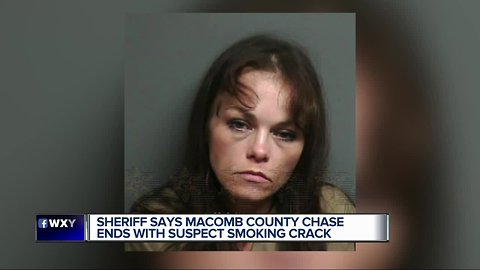 Woman reportedly smokes crack cocaine after crashing into deputy vehicles in Harrison Township
