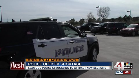 Leawood police feeling strain of nationwide officer shortage