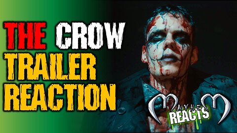 THE CROW (2024) REACTION - The Crow (2024) Official Trailer - Bill Skarsgård, FKA twigs, Danny Husto