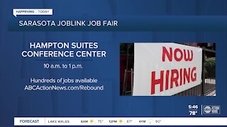 Hundreds of jobs available at the Sarasota JobLink job fair on Tuesday, July 20