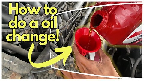 How to change your oil (THE RIGHT WAY!)