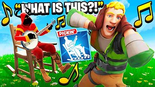 I Trolled Him With NEW Pickin' Emote! (Fortnite)