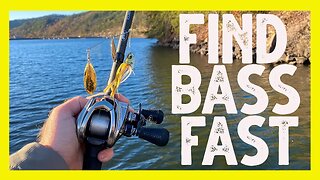 Finding Bass on a NEW Lake | NO ELECTRONICS