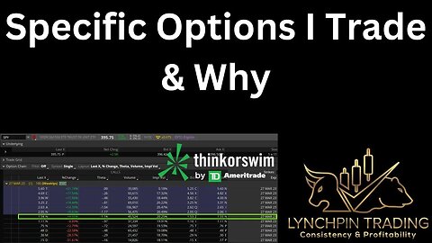 Specific Options I Trade & Why