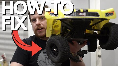 HOW-TO Fix Broken Suspension Arms on the Losi 22s SCT Short Course Truck Removal, Repair & Hingepin