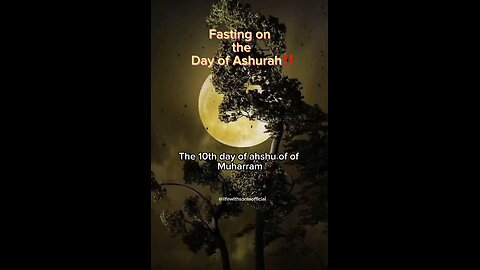 Fasting on the Day of Ashurah‼️