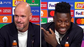 Regret not signing Kane? 'NO! I'm HAPPY to have Hojlund!' | Erik ten Hag, Onana | Bayern v Man Utd