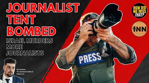 Journalist Tent BOMBED By Israel | @GetIndieNews