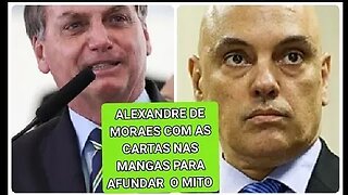 Alexandre Moraes e as cartas nas manga para colocar Jair bolsonaro no seu devido lugar