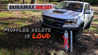 Colorado ZR2 Diesel Straight Pipe & Tune