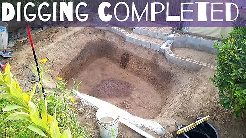 DIGGING COMPLETED Building a pond part 9 (Day 11 to 15 of building our pond)