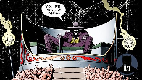 Joker on a Throne of Babies Watching Midgets Gimpfit Jim Gordon for a Roller Coaster Ride