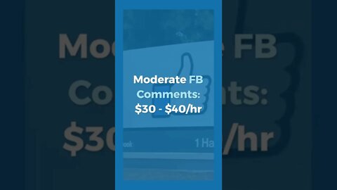 GET Paid $30 - $40/Hr For Commenting on FACEBOOK | How To Make Money On Facebook 2022 | #shorts