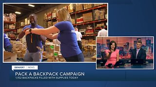 Denver7 Pack A Backpack Packing Event Mon 5AM News Mention